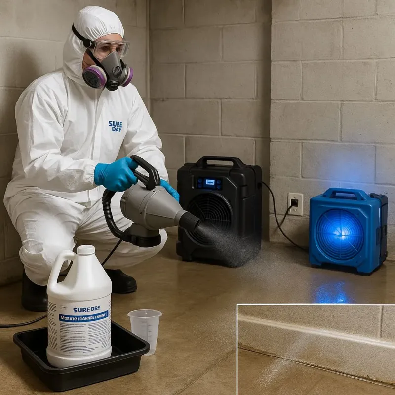 Sanitization and Odor Removal process in Colon, MI